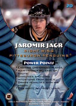 1994-95 Finest - Bowman's Best Refractors Veterans #20 Jaromir Jagr Back