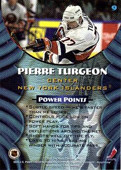 1994-95 Finest - Bowman's Best Refractors Veterans #9 Pierre Turgeon Back