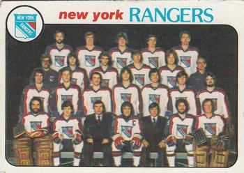 1978-79 Topps #202 New York Rangers Team Front