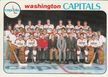 1978-79 Topps #208 Washington Capitals Team Front