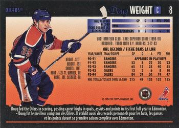 1994-95 O-Pee-Chee Premier - Special Effects #8 Doug Weight Back