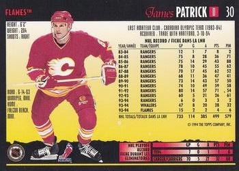 1994-95 O-Pee-Chee Premier - Special Effects #30 James Patrick Back
