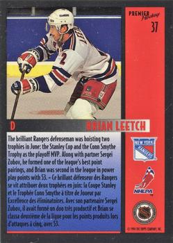 1994-95 O-Pee-Chee Premier - Special Effects #37 Brian Leetch Back
