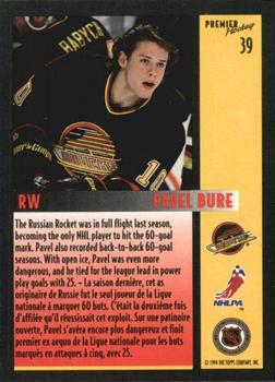 1994-95 O-Pee-Chee Premier - Special Effects #39 Pavel Bure Back