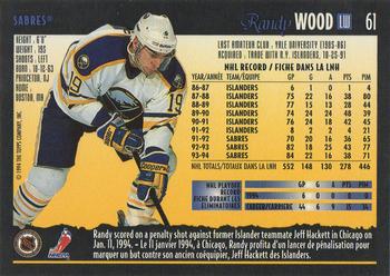 1994-95 O-Pee-Chee Premier - Special Effects #61 Randy Wood Back