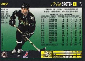 1994-95 O-Pee-Chee Premier - Special Effects #74 Neal Broten Back