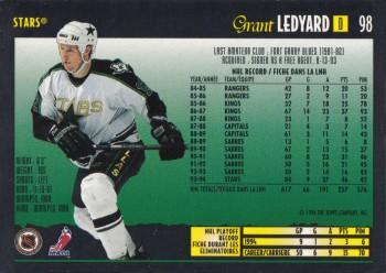 1994-95 O-Pee-Chee Premier - Special Effects #98 Grant Ledyard Back