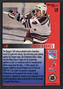 1994-95 O-Pee-Chee Premier - Special Effects #128 Adam Graves Back