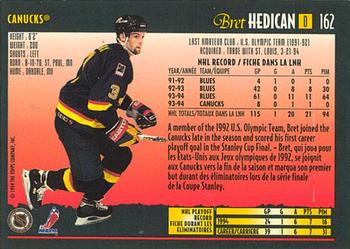 1994-95 O-Pee-Chee Premier - Special Effects #162 Bret Hedican Back