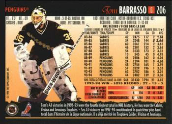 1994-95 O-Pee-Chee Premier - Special Effects #206 Tom Barrasso Back