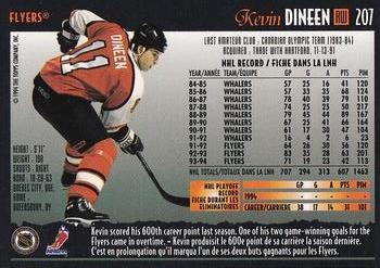 1994-95 O-Pee-Chee Premier - Special Effects #207 Kevin Dineen Back