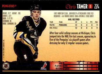 1994-95 O-Pee-Chee Premier - Special Effects #224 Chris Tamer Back