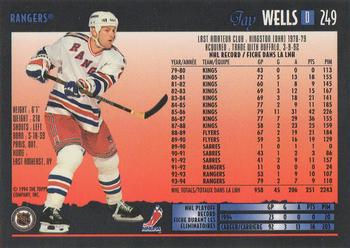 1994-95 O-Pee-Chee Premier - Special Effects #249 Jay Wells Back