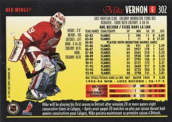 1994-95 O-Pee-Chee Premier - Special Effects #302 Mike Vernon Back
