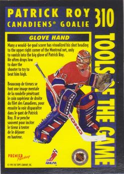 1994-95 O-Pee-Chee Premier - Special Effects #310 Patrick Roy Back