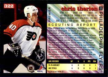 1994-95 O-Pee-Chee Premier - Special Effects #322 Chris Therien Back