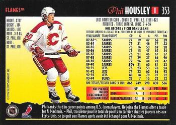 1994-95 O-Pee-Chee Premier - Special Effects #353 Phil Housley Back
