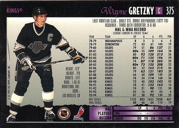 1994-95 O-Pee-Chee Premier - Special Effects #375 Wayne Gretzky Back