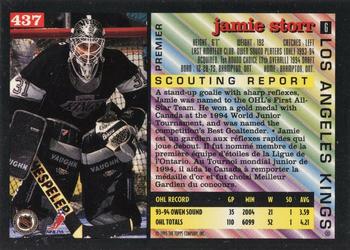 1994-95 O-Pee-Chee Premier - Special Effects #437 Jamie Storr Back