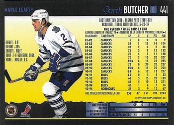 1994-95 O-Pee-Chee Premier - Special Effects #441 Garth Butcher Back