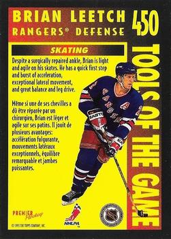 1994-95 O-Pee-Chee Premier - Special Effects #450 Brian Leetch Back