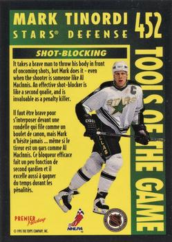 1994-95 O-Pee-Chee Premier - Special Effects #452 Mark Tinordi Back