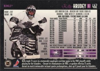 1994-95 O-Pee-Chee Premier - Special Effects #462 Kelly Hrudey Back