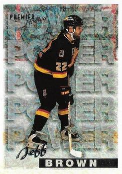 1994-95 O-Pee-Chee Premier - Special Effects #487 Jeff Brown Front