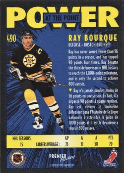 1994-95 O-Pee-Chee Premier - Special Effects #490 Ray Bourque Back