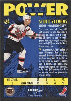 1994-95 O-Pee-Chee Premier - Special Effects #494 Scott Stevens Back