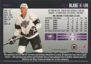 1994-95 O-Pee-Chee Premier - Special Effects #498 Rob Blake Back