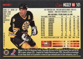 1994-95 O-Pee-Chee Premier - Special Effects #505 Cam Neely Back