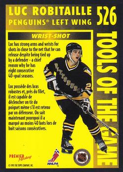 1994-95 O-Pee-Chee Premier - Special Effects #526 Luc Robitaille Back