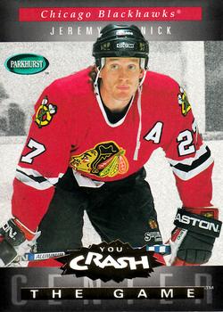 1994-95 Parkhurst - You Crash the Game Gold Exchange #G5 Jeremy Roenick Front