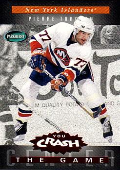 1994-95 Parkhurst - You Crash the Game Red #C14 Pierre Turgeon Front