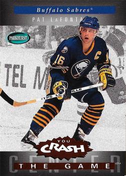 1994-95 Parkhurst - You Crash the Game Red #C3 Pat LaFontaine Front