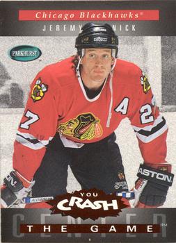 1994-95 Parkhurst - You Crash the Game Red #C5 Jeremy Roenick Front