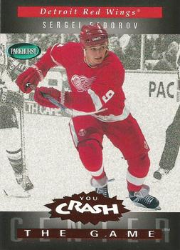 1994-95 Parkhurst - You Crash the Game Red #C7 Sergei Fedorov Front
