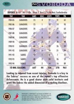 1994-95 Parkhurst SE #SE21 Petr Svoboda Back
