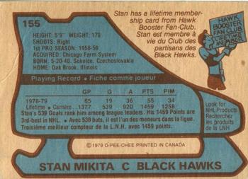 1979-80 O-Pee-Chee #155 Stan Mikita Back