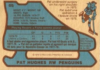 1979-80 O-Pee-Chee #65 Pat Hughes Back