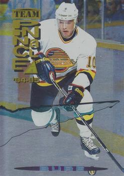 1994-95 Pinnacle - Team Pinnacle Dufex Back #TP12 Pavel Bure / Cam Neely Front