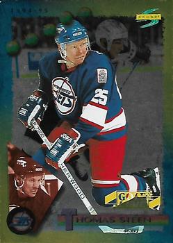 1994-95 Score - Gold Line #65 Thomas Steen Front