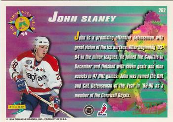 1994-95 Score - Gold Line #262 John Slaney Back