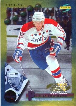 1994-95 Score - Gold Line Punched #12 Peter Bondra Front