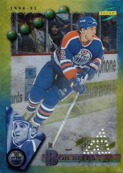 1994-95 Score - Gold Line Punched #7 Bob Beers Front