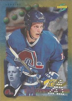 1994-95 Score - Gold Line Punched #89 Mats Sundin Front