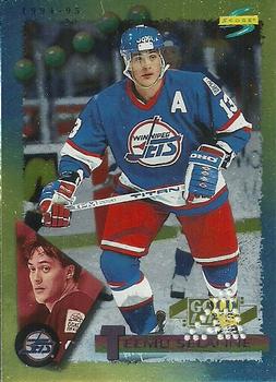 1994-95 Score - Gold Line Punched #178 Teemu Selanne Front