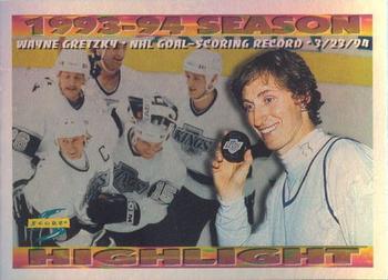 1994-95 Score - Platinum #241 Wayne Gretzky Front