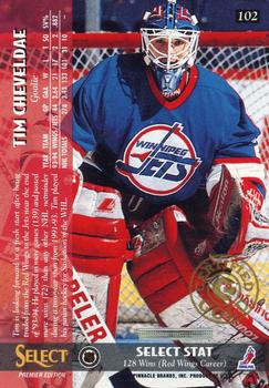 1994-95 Select - Certified Gold #102 Tim Cheveldae Back